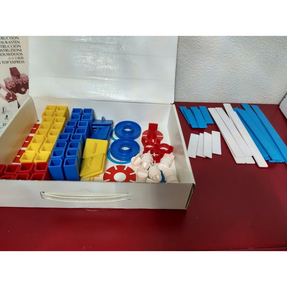 Amway Vintage Grow Wise 51 Piece Top Express Construction Set 1987 with Instruct